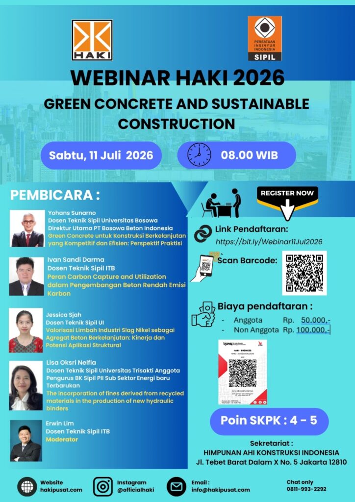 Webinar Green Concrete and Sustainable Construction